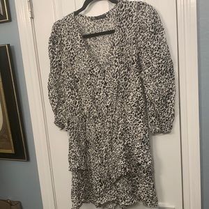 Zara Animal Print Dress Size L